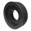 B B Manufacturing Bushing 3 Groove V-Belt Pulley 4.75 inch OD 33V475SDS